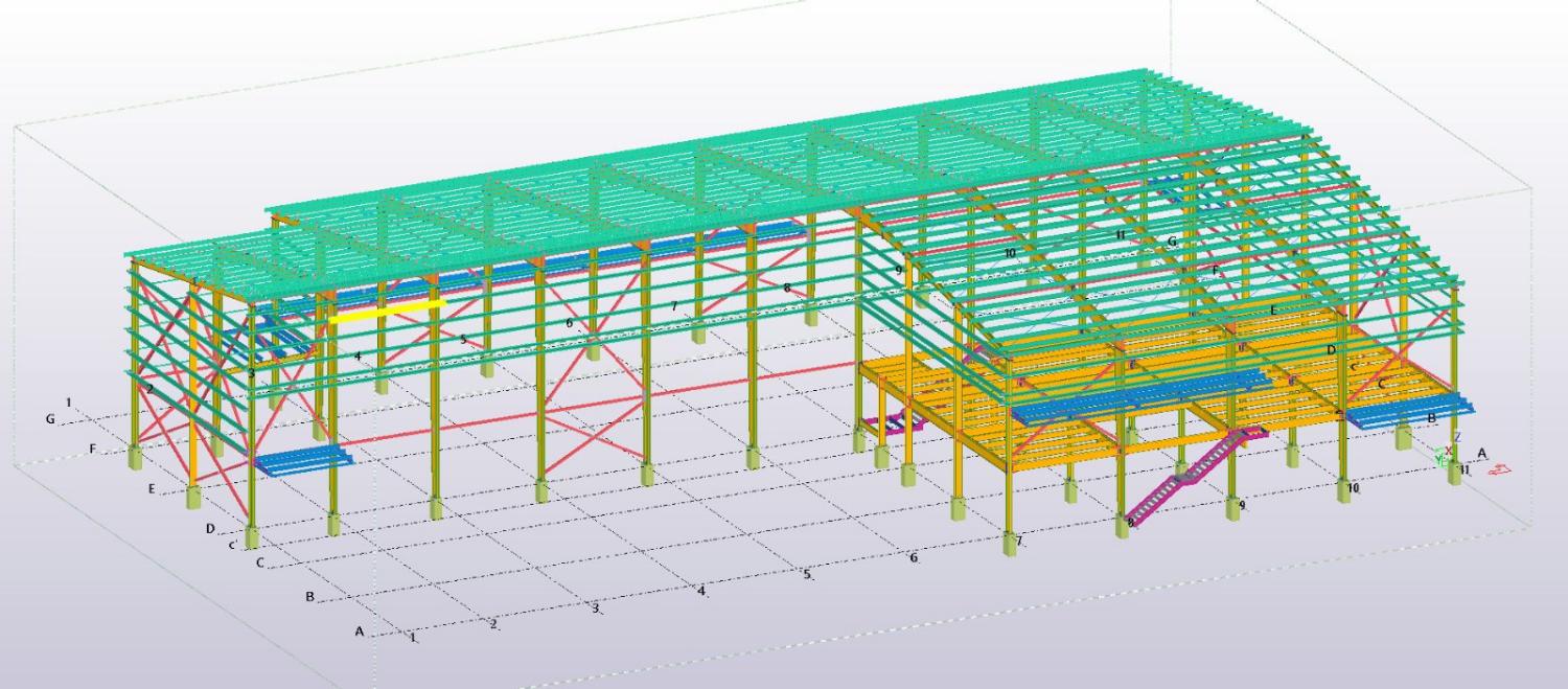 Multi-bay Industrial Shed
