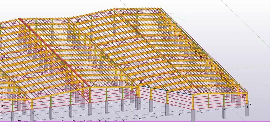 Complex Roof Framing System